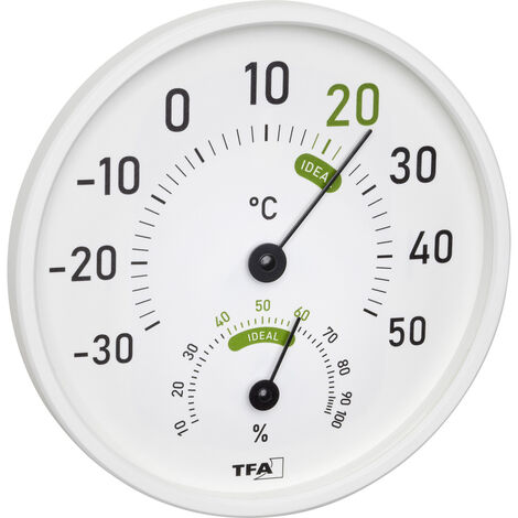 TFA Dostmann  Thermo-/Hygrometer Weiß 45.2045.02