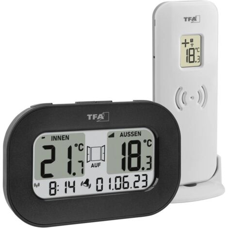 tfa-dostmann ThermoConnect termometro digitale senza fili nero