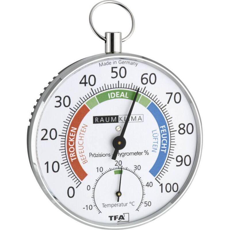 TFA Dostmann 45.2027 Thermo-/Hygrometer Silber 45.2027