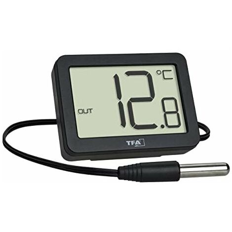 TFA Dostmann Thermomètre noir 30.1066.01 X925262