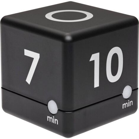 TFA Dostmann Timer Cube Minuteur noir numérique R995111