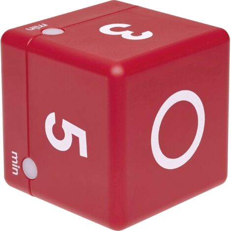 TFA Dostmann Timer Cube Minuteur rouge numérique R995121