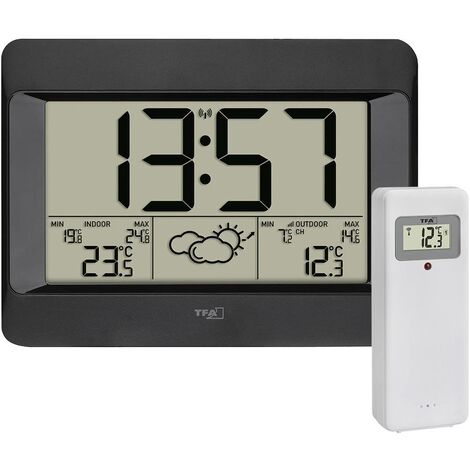 ACGrade Barometro, termometro igrometro, 3 in 1 barometri per la parete di  casa, barometro, stazione meteo per interni ed esterni