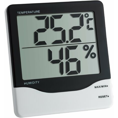 TFA Stazione 30,5002 Meteo - Stazione Meteo (1,5 V AA, Nero, Bianco, 171g, 110 x 20 x 95 mm)