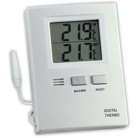 Nature Termómetro Digital de Exterior Temperatura Máxima y Mínima