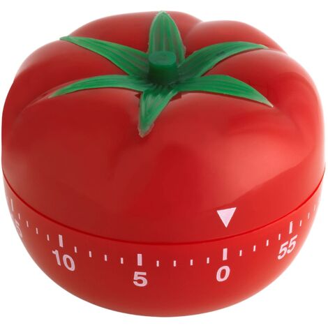 TFA Timer a Forma di Pomodoro, Rosso, 6.7 cm
