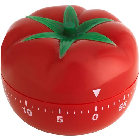 TFA Timer a Forma di Pomodoro, Rosso, 6.7 cm