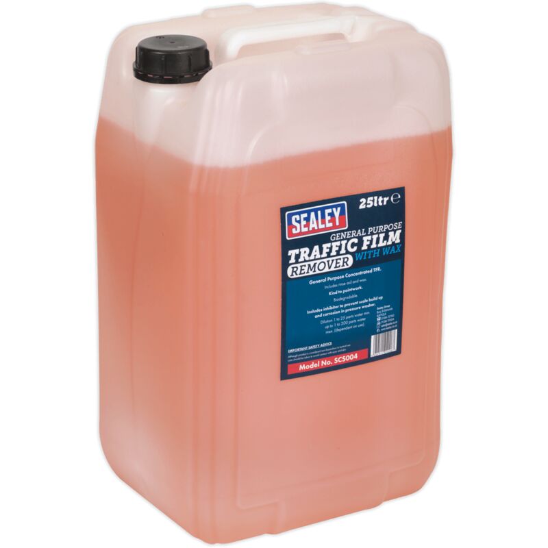 SCS004 TFR Detergent with Wax Concentrated 25ltr - Sealey