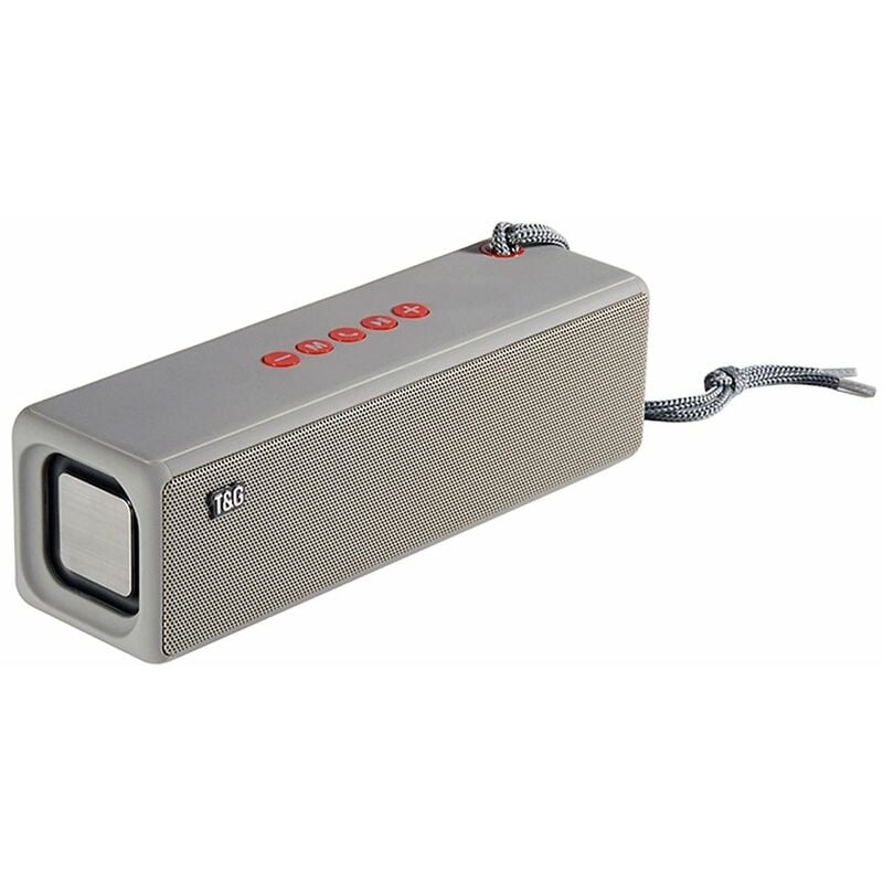 

TG271 TWS BT5.0 Altavoz inalambrico Bateria de litio incorporada de 2400 mAh con tarjeta MIC TF Interfaz USB MP3 HiFi Audio estereo Barra de sonido