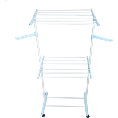 TG56223 GRAND SÈCHE-LINGE VERTICAL SUR PIED POUR BALCON OU CHAMBRE PLIABLE