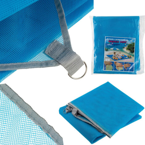 TG64477 Tapis de plage/couverture de pique-nique pour la plage XXL 200x150 anti-sable avec crochets