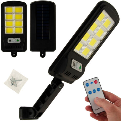 TG64681 LAMPADAIRE SOLAIRE À LED 120 LED + TÉLÉCOMMANDE