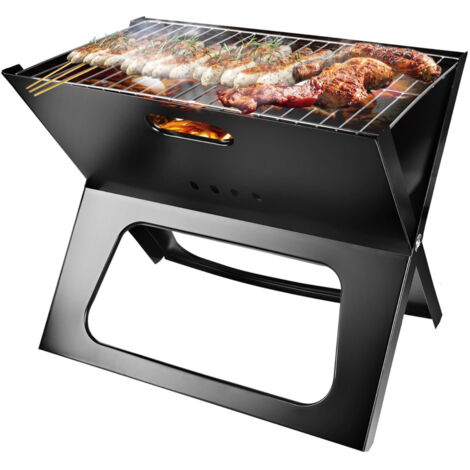 TG71415 GRAND BARBECUE DE JARDIN PORTABLE ET PLIABLE POUR VALISES DE CAMPING