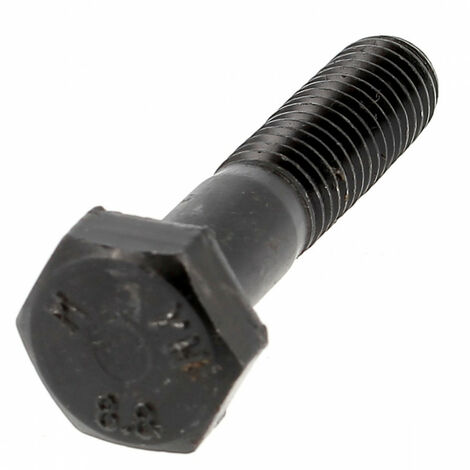 TH M12X150 Acier 8.8 Noir PF DIN 931