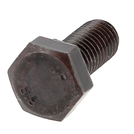 Vis à Tête Hexagonale Acier 8.8 Noir Filetage Total DIN 933