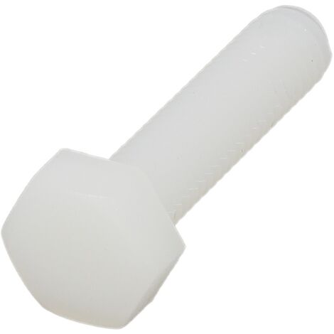 TH M8X20 PA6-6 Blanc DIN 933