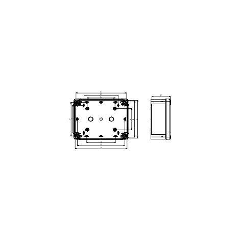 Thalassa - boîte industrielle - 164x121x87mm - PC - NSYTBP16128
