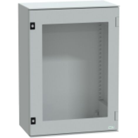 Thalassa PLM - Coffret polyester 747x536x300 - Porte transparente - IP66 Ral7035 - NSYPLM75TG