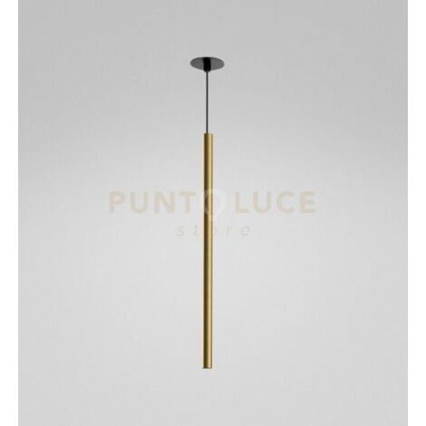 THALASSIA SG/I -  SOSPENSIONE COLORE ORO A LED 3000K 398LM 7W  AD INCASSO D.2,5x55CM