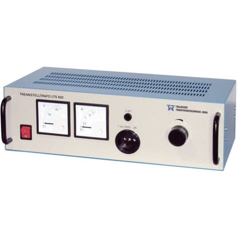 Thalheimer LTS 604 Trasformatore isolamento regolabile laboratorio 1000 VA Num. uscite: 1 x 2 - 250 V/AC