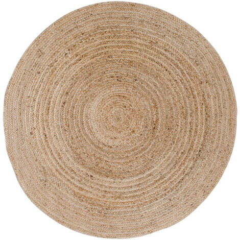 THANE - Tapis Rond Ø180cm en Fibre de Jute Naturel
