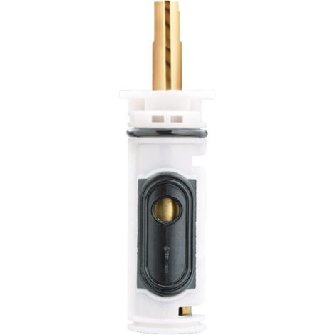 The 1222 cartridge is compatible with Moen Posi-Temp single-lever bath and shower faucets.