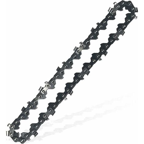 The 4 inch chainsaw chain is suitable for mini hand chainsaws, garden brush cutters (fits 4 inch guide plate).-