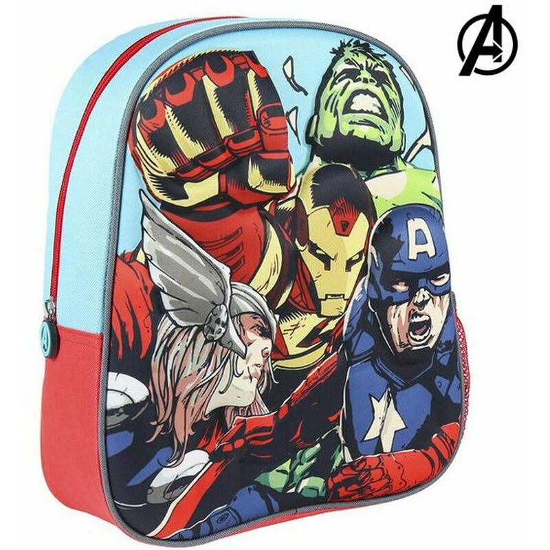 

Mochila Escolar 3D (26 x 31 x 10 cm) Azul - The Avengers