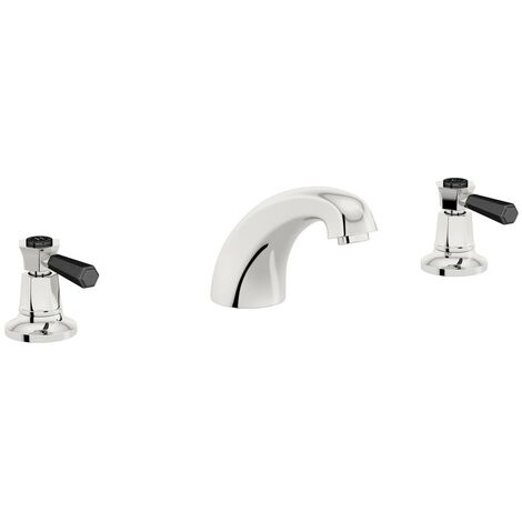 The Bath Co. Beaumont lever 3 hole basin mixer tap