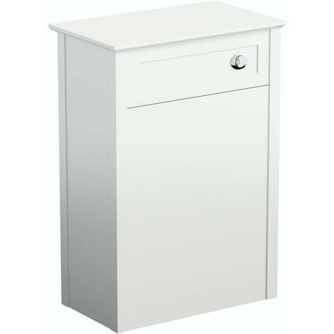 The Bath Co. Camberley white back to wall toilet unit 570mm - White