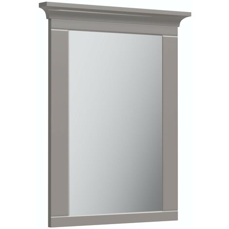 The Bath Co. Winchester graphite grey bathroom mirror 750 x 600mm