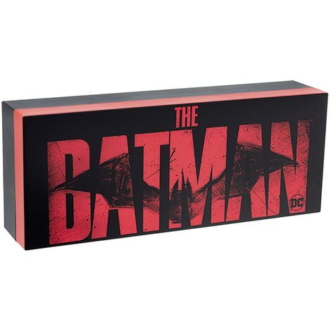 bedruckt, Logo The aus Leuchte Batman Kunststoff, in schwarz/rot,