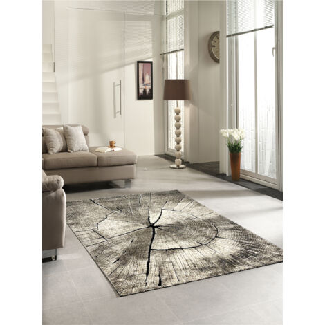 the carpet Marble Moderner Dichter Kurzflor Wohnzimmer Schlafzimmer Teppich, Designerteppich, Eleganter Glanz, Glanzfaser, Flauschig, modisch, Marmor-Optik, Abstrakt, Natur, 160 x 160 cm