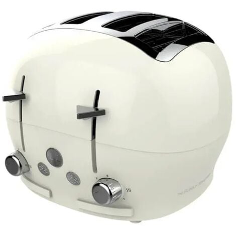 The Funky Appliance Company 4 Slice Toaster Cream
