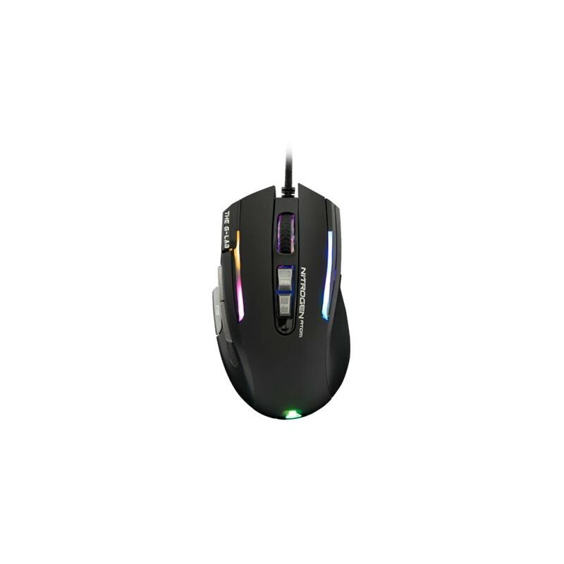 

Kult NITROGEN Atom Mouse Gaming con cable de Alto Rendimiento –Sensor Óptico 4800 DPI, RGB, 9 Botones Programables, Ultraligero, Ideal para MOBA/FPS