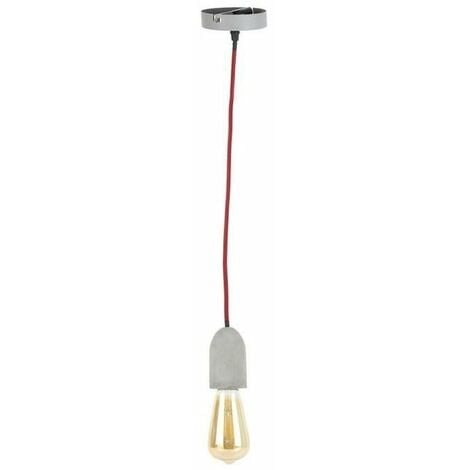 The Home Deco Factory Lampe murale suspension bois naturel câble