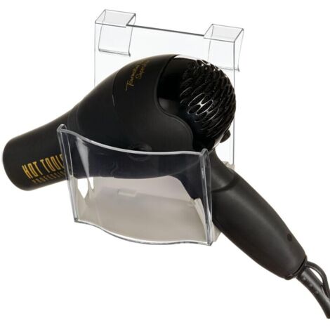The Home Edit by iDesign, Supporto per dispositivi per l'acconciatura dei capelli con ganci, plastica riciclata