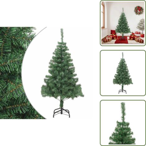 The Living Store Albero di Natale Artificiale con Supporto 180 cm 564 Rami - Albero di Natale 180 cm