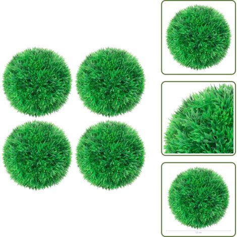 The Living Store Bolas de boj artificial 4 unidades 12 cm - Boj artificial