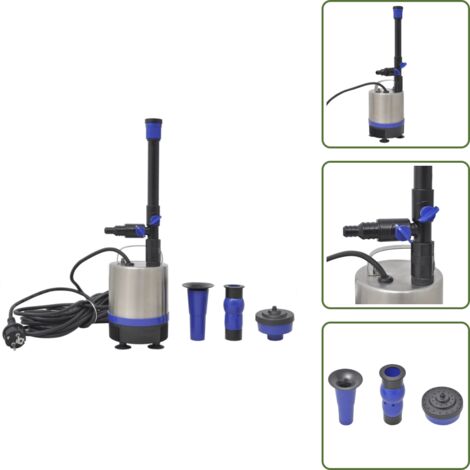 The Living Store Bomba de fuente 50 W 1750 L/h - Bomba de estanque