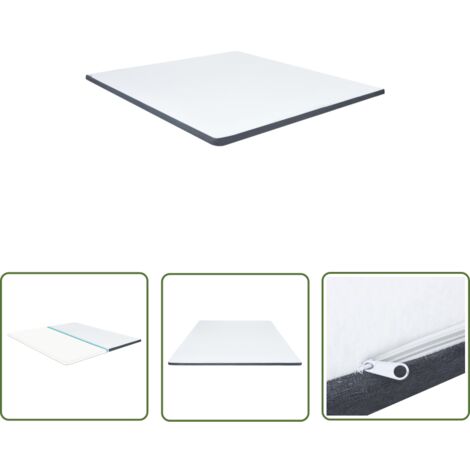 The Living Store Boxspringbett-Matratzenauflage 200 x 160 x 5 cm - Boxspringbett Matratzenauflage - Matratzentopper - Bettausstattung - Schlafkomfort - Liegefläche