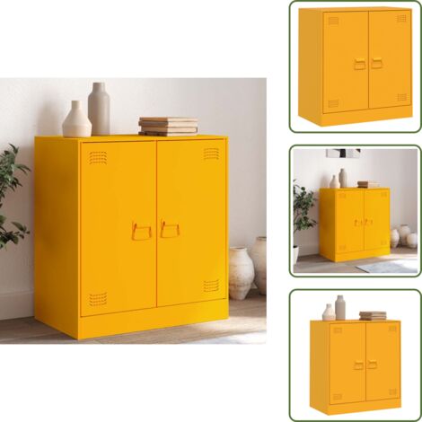 VidaXL Buffet Blanc 35x39x73,5 Cm Acier Laminé à Froid, Meuble De Rangement, Meuble De Rangement De Cuisine, Meuble De 851357 - Achat & Prix