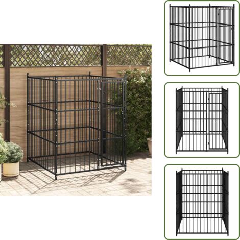 The Living Store Canile da Esterno 150x150x185 cm - Canile da giardino