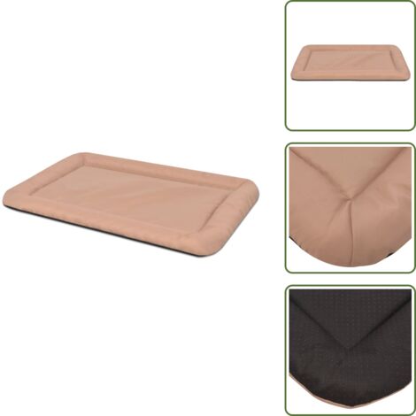 The Living Store Colchón para perro tamaño M beige - Cama para perro