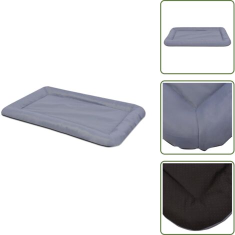 The Living Store Colchón para perro tamaño XXL gris - Colchón para perro gris