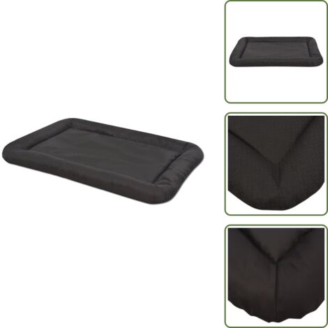 The Living Store Colchón para perro tamaño XXL negro - Colchón para perro negro