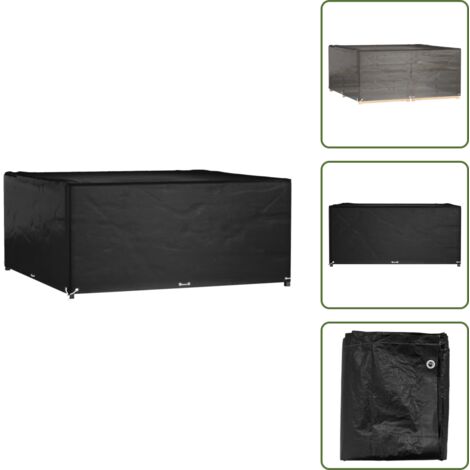 The Living Store Copertura Mobili da Giardino 16 Occhielli 205x205x90cm Quadrata - Protezione per mobili da esterno