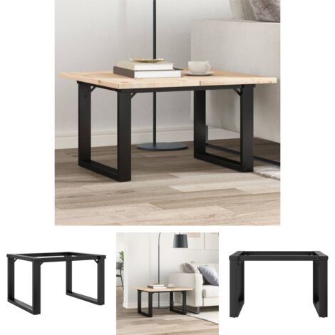The Living Store Couchtischbeine O-Gestell 60x50x38 cm Gusseisen - Tischbeine