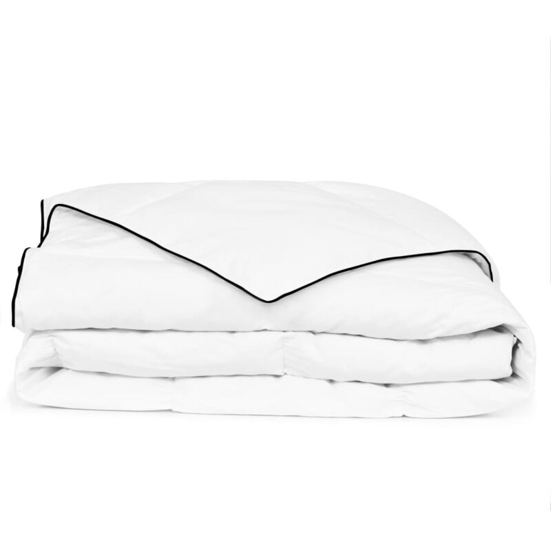 Couette en duvet d'hiver 155 x 220 cm - The Living Store - Blanc