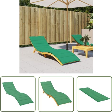 Coussins Transat 200x60x5 Cm Lot De 2 - Housse Polyester Amovible, Résistance UV - Confort Jardin & Plage